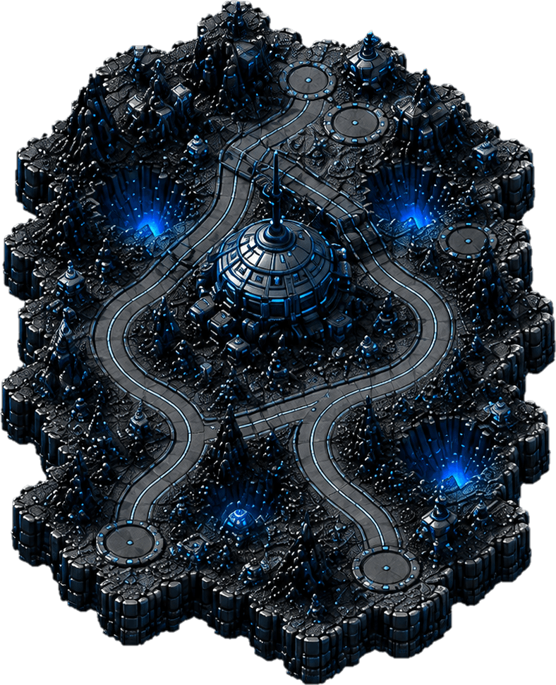 Asteroid Loop map