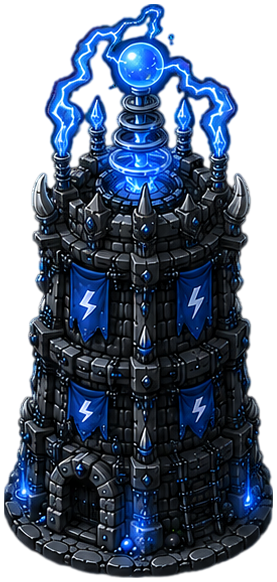 Orbital defense tower